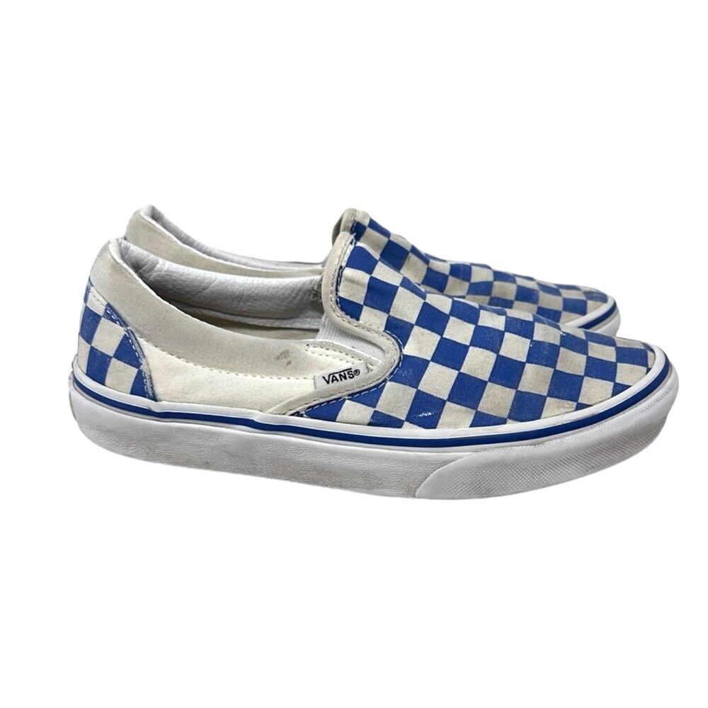 Vans Classic Checkerboard Slip On Sneakers size 5.5 women 4.0 men